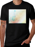Unique Graphic Tee - Pencil Art Design