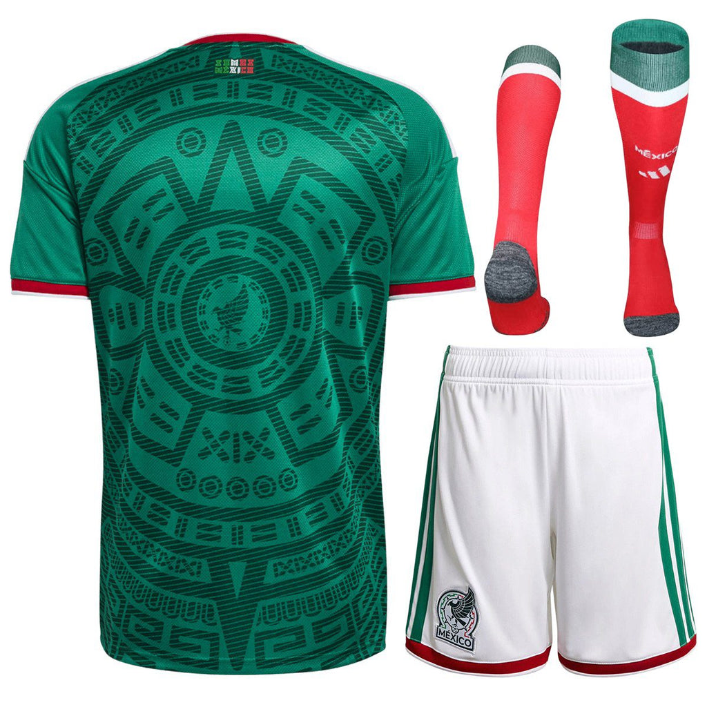 Mexico Home Jersey Full Kit World Cup 2026 - [Super Replica] Back