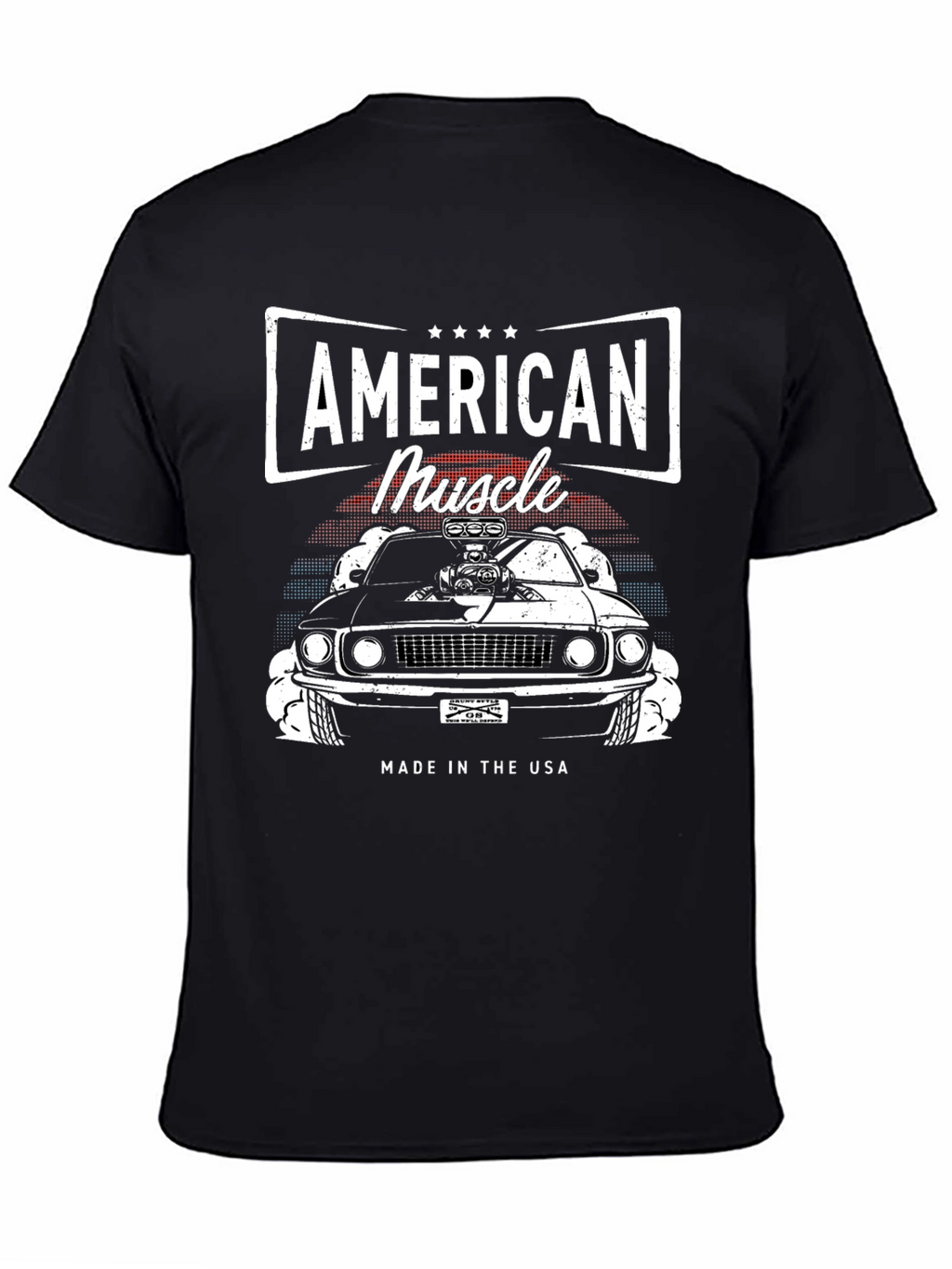 American Muscle Car Graphic Tee