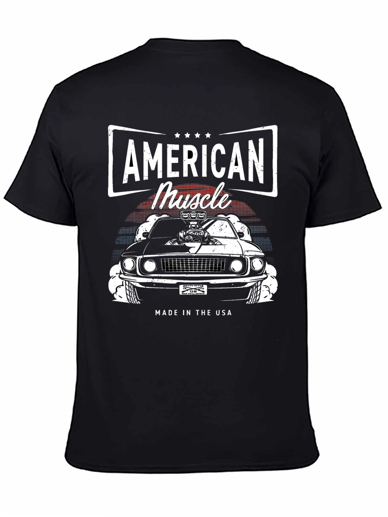 American Muscle Car Graphic Tee