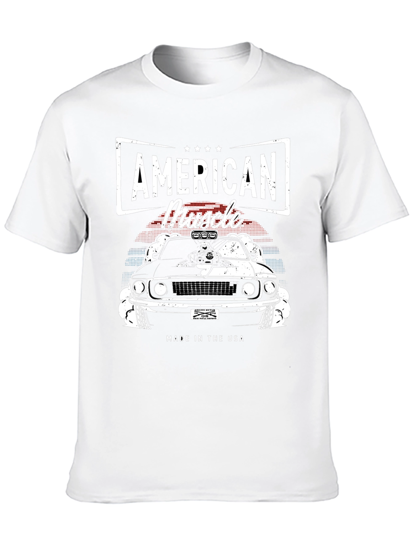 American Muscle Car Graphic Tee