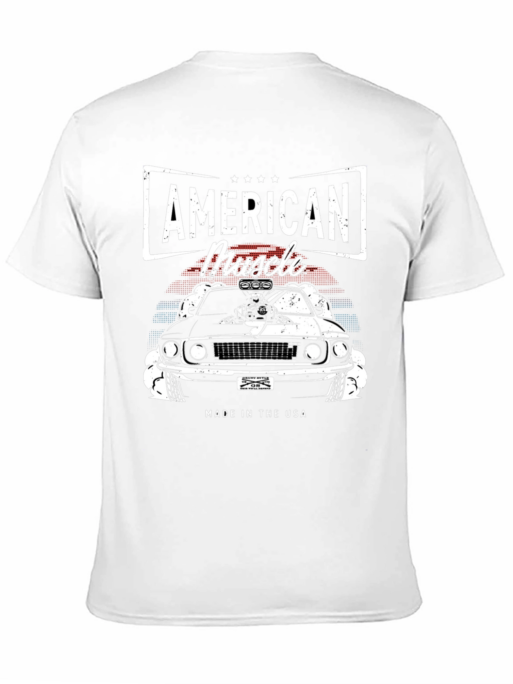American Muscle Car Graphic Tee