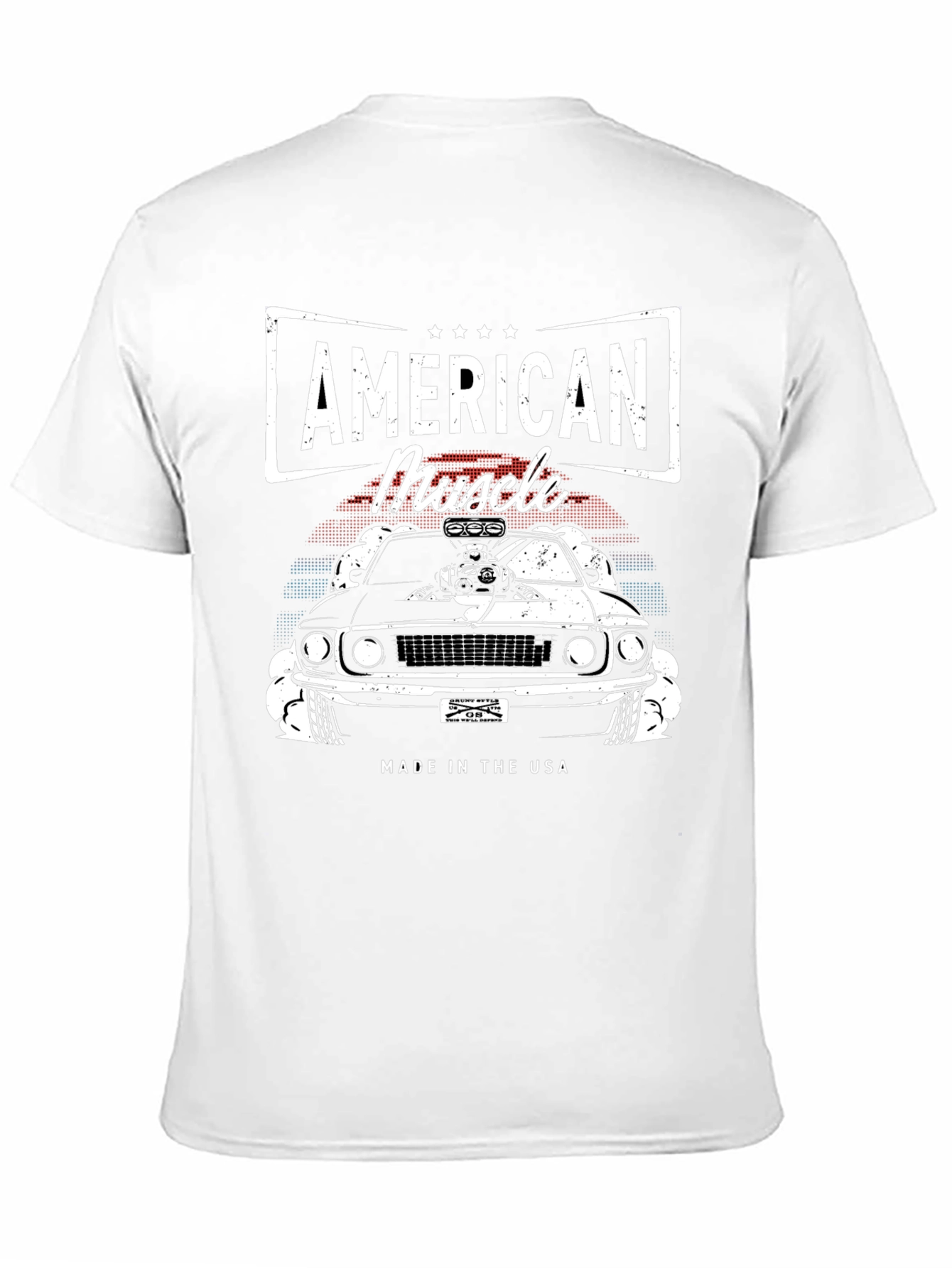 American Muscle Car Graphic Tee
