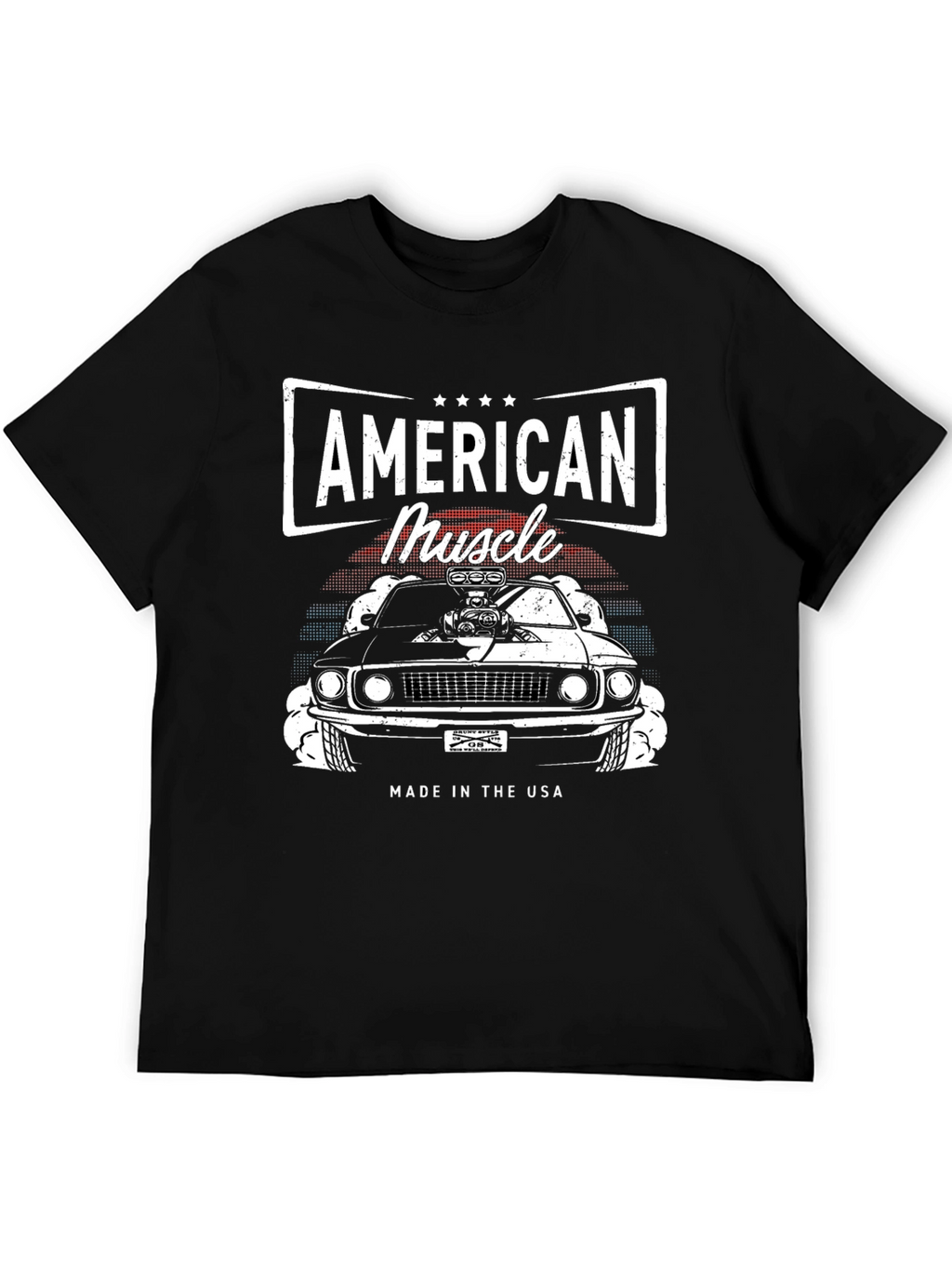 American Muscle Car Graphic Tee