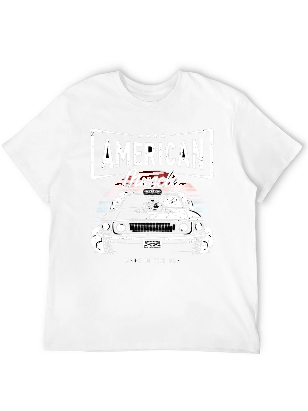 American Muscle Car Graphic Tee