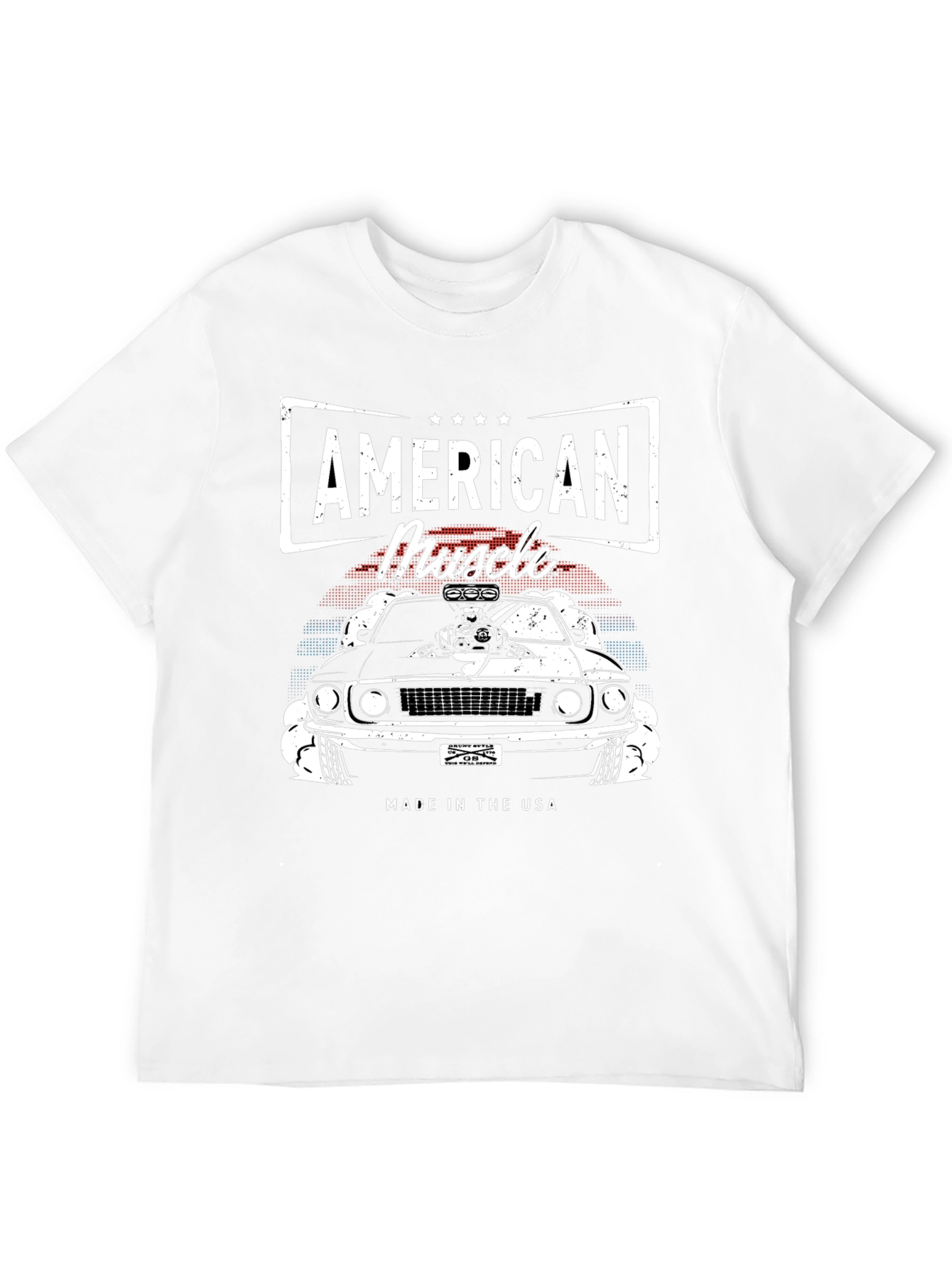 American Muscle Car Graphic Tee