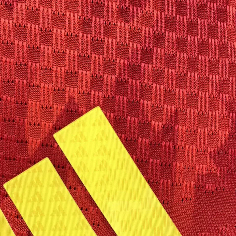 2026/27 Belgium Home Red Player Version Long Sleeve Soccer Jersey Detail 3
