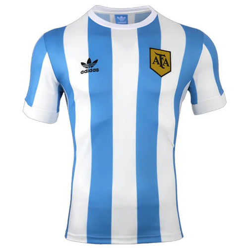 1978 Argentina Home Retro Soccer Jersey Front