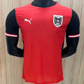 2026/27 Austria Home Red Player Version Soccer Jersey Front