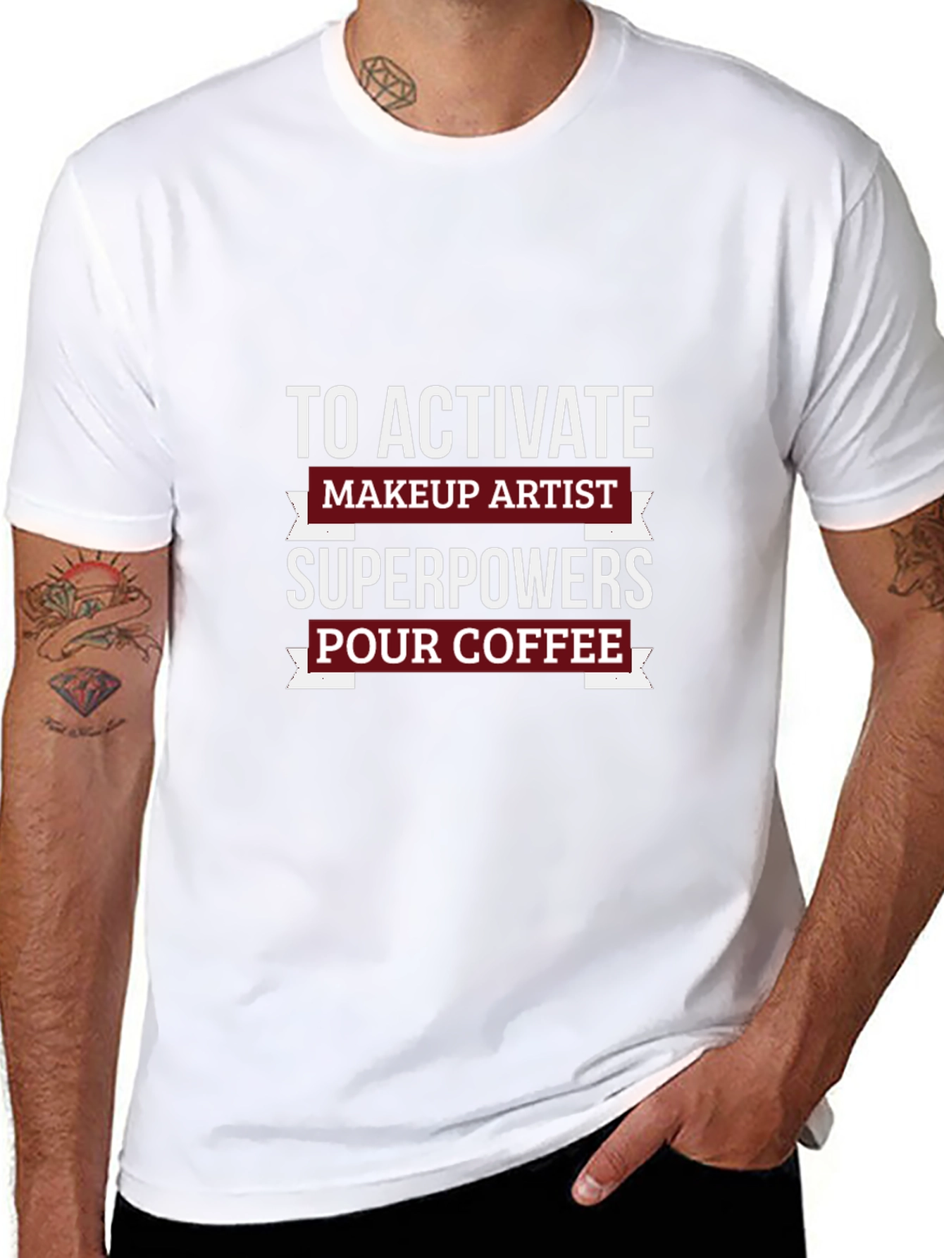 Makeup Artist Superpowers T-Shirt - Coffee Lover Tee