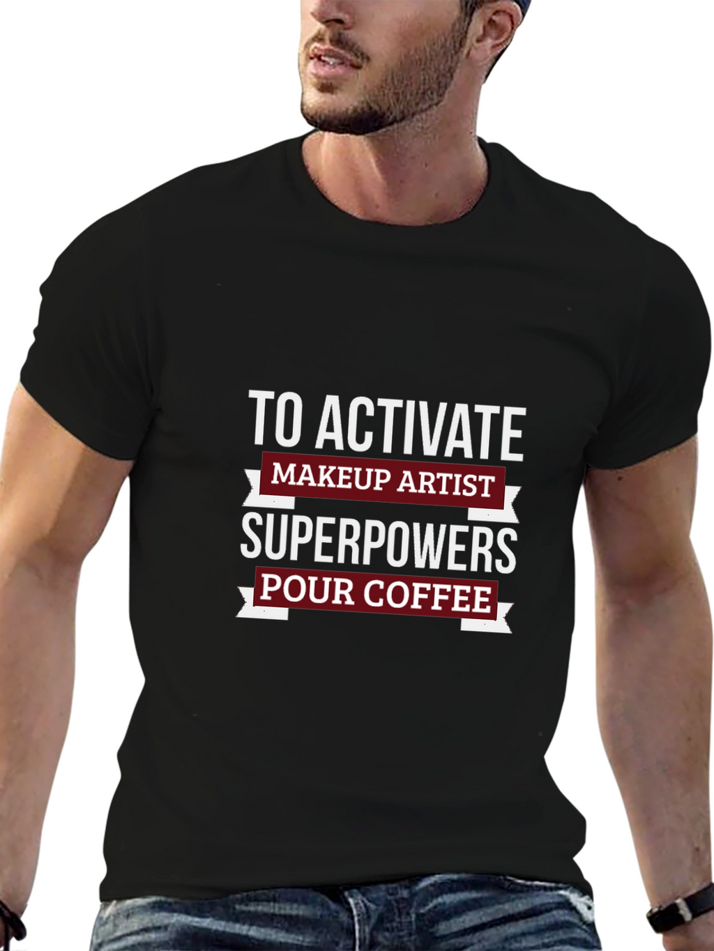 Makeup Artist Superpowers T-Shirt - Coffee Lover Tee