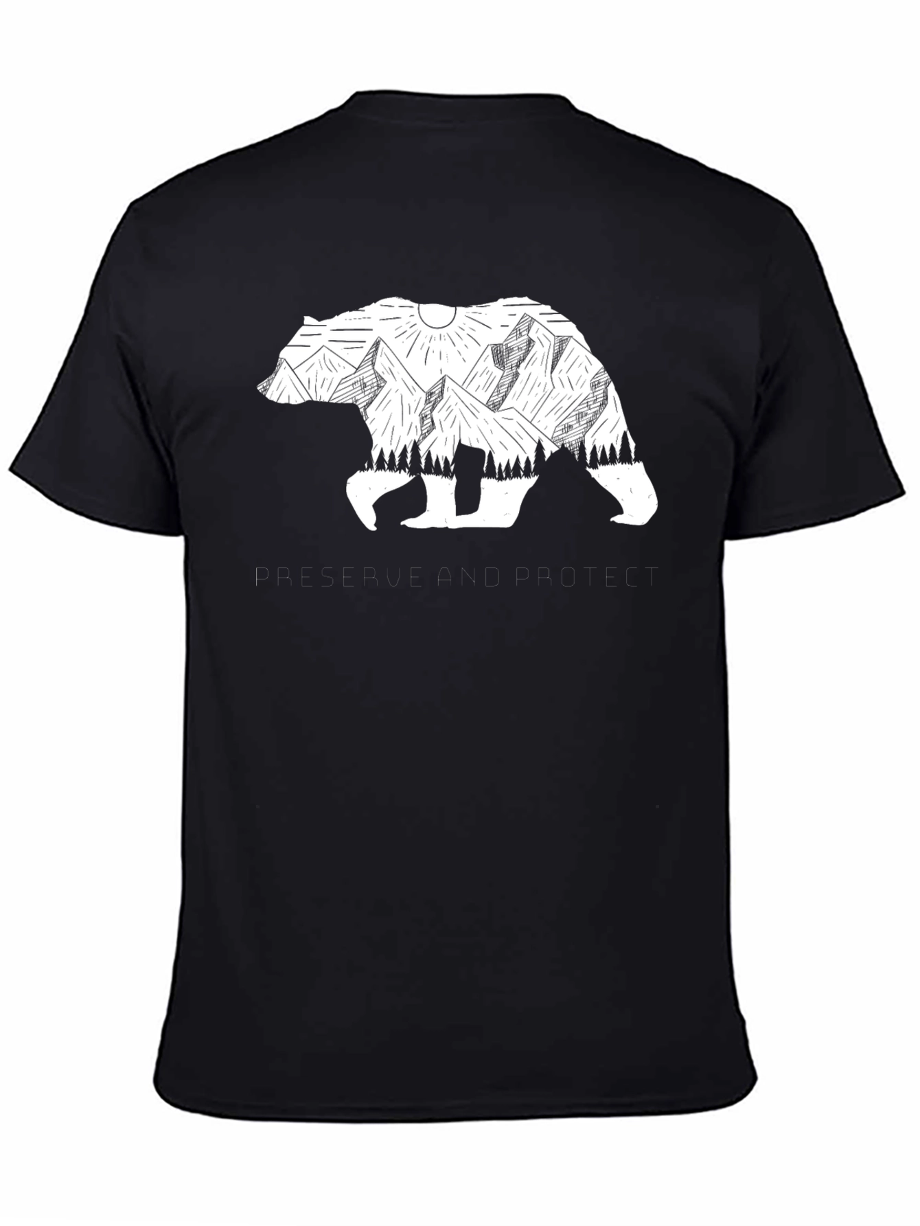 Bear Mountain Graphic Tee - Nature Lovers T-Shirt