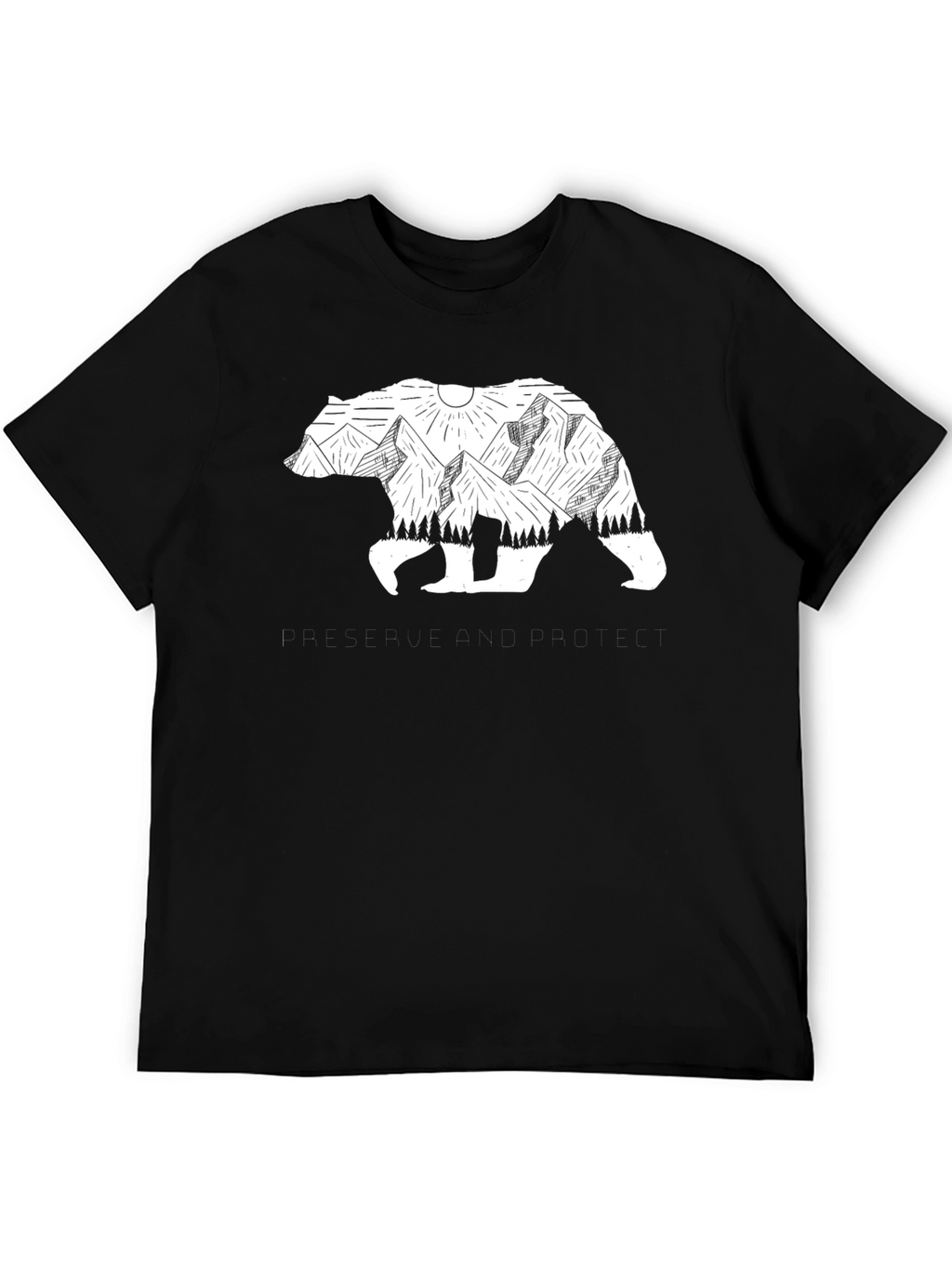 Bear Mountain Graphic Tee - Nature Lovers T-Shirt