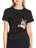 Childless Cat Lady Voting Kamala T-Shirt