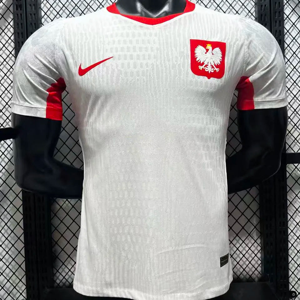 2026/27 Poland Home White Player Version Soccer Jersey Front