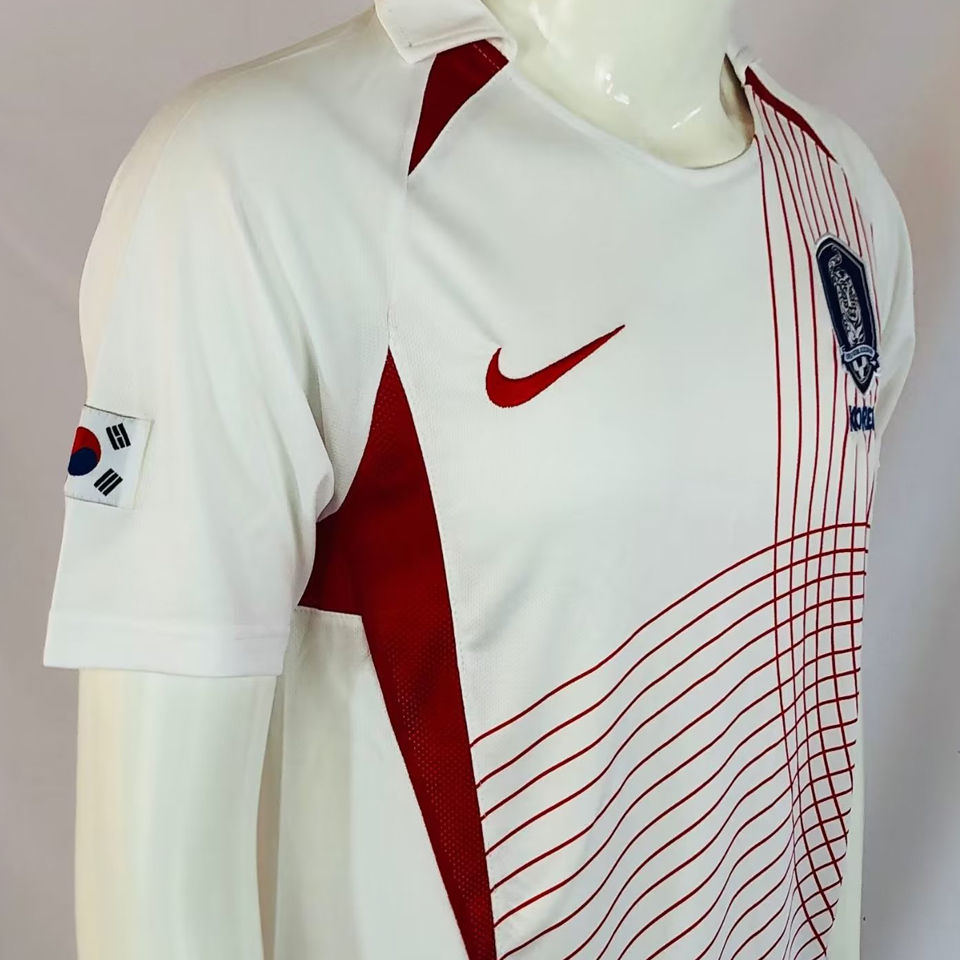 2002 South Korea Away White Retro Soccer Jersey Item NO.: 1730884 Detail 3
