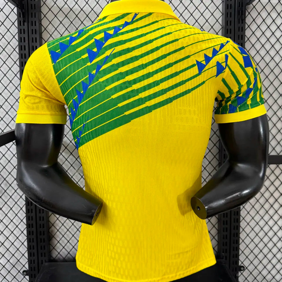 2026/27 Brazil Yellow Special Edition Player Version Soccer Jersey Back