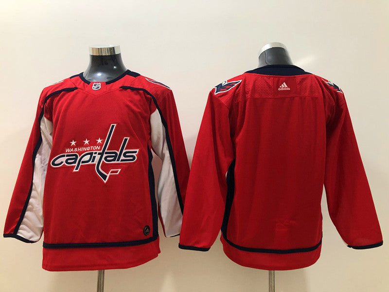 Men's Washington Capitals Red Breakaway Home Player Blank Jerseys