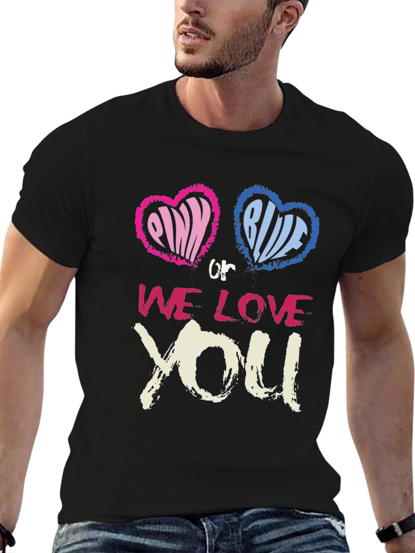 Pink or Blue We Love You T-Shirt