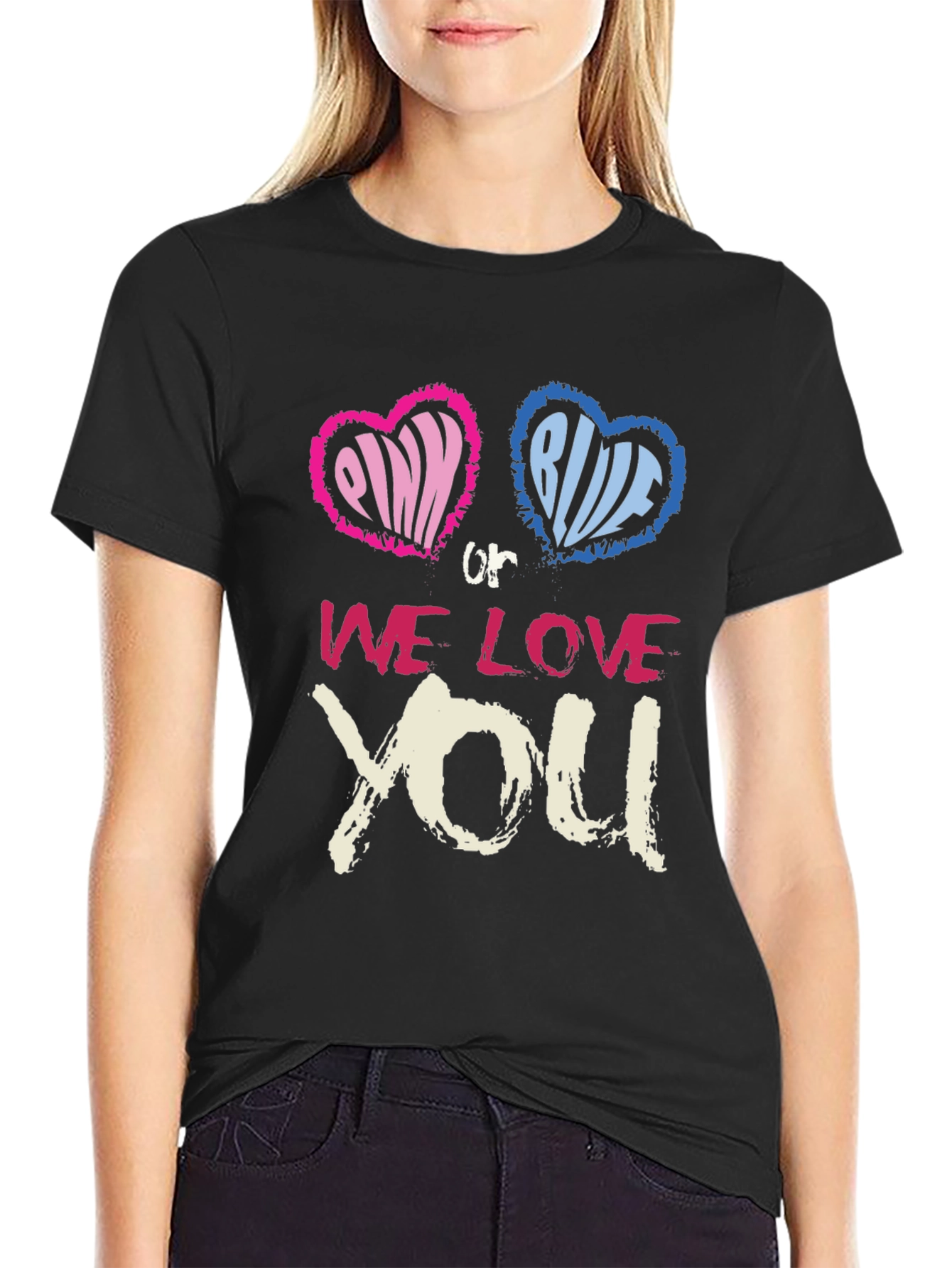 Pink or Blue We Love You T-Shirt