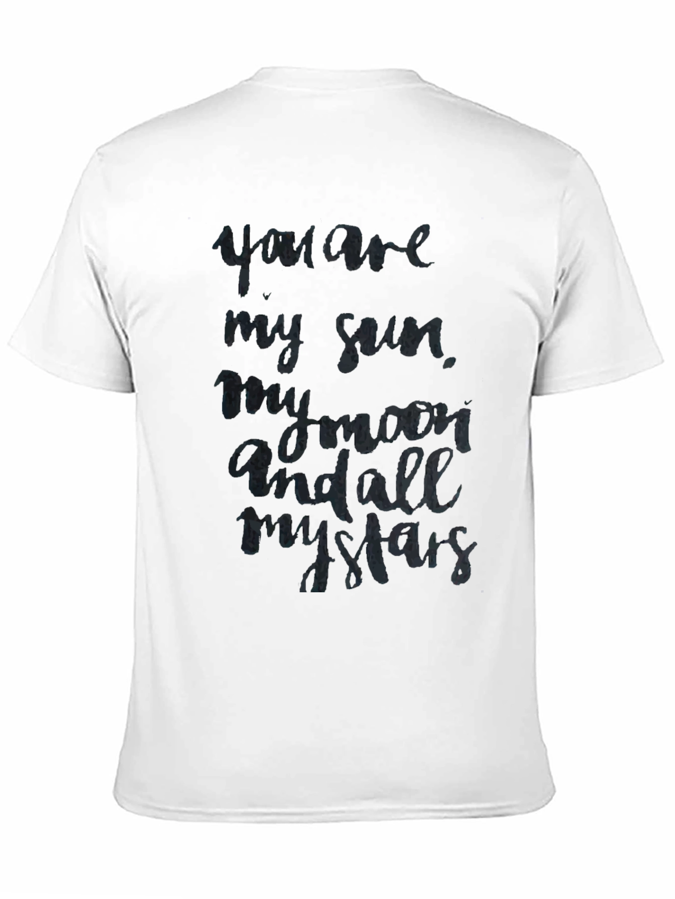 You Are My Sun Moon & Stars Graphic Tee - Black