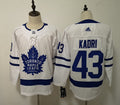 Men's Toronto Maple Leafs Nazem Kadri #43 White Player Game Jerseys