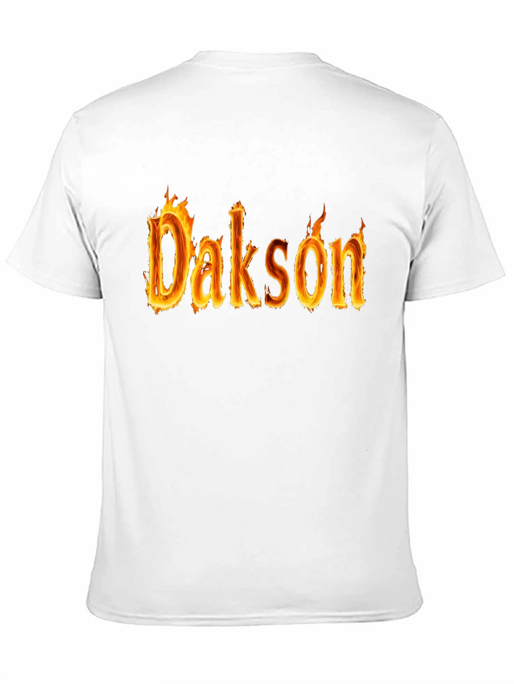 Dakson Flame T-Shirt - Personalized Fire Design
