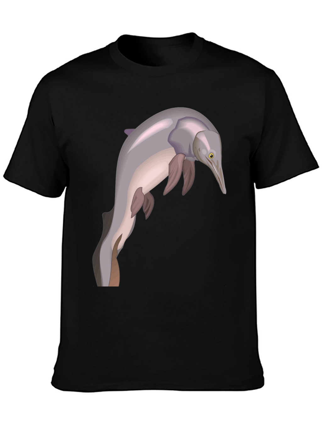 Amazon River Dolphin Graphic Tee - Black