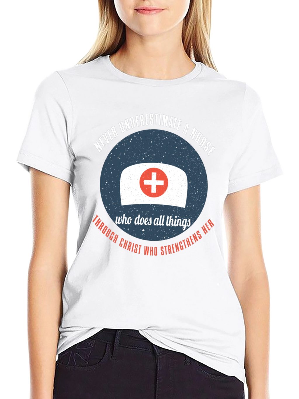 Nurse Strength T-Shirt - Christian Theme