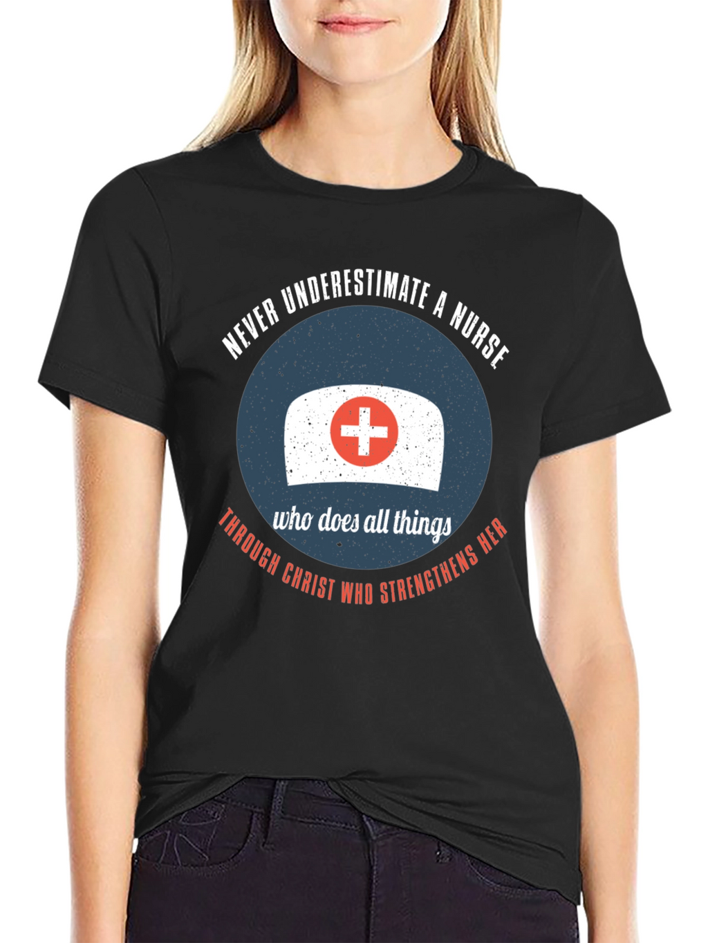 Nurse Strength T-Shirt - Christian Theme