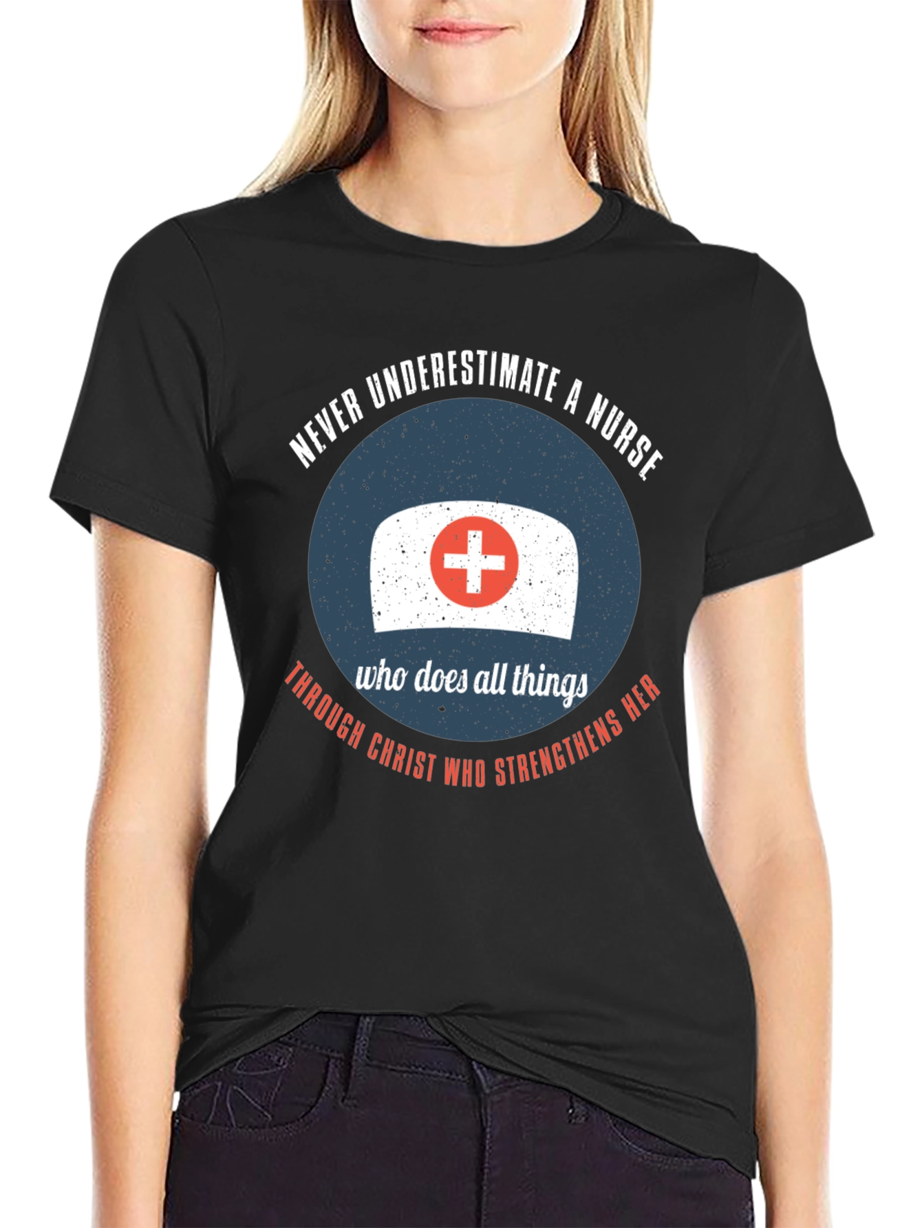 Nurse Strength T-Shirt - Christian Theme