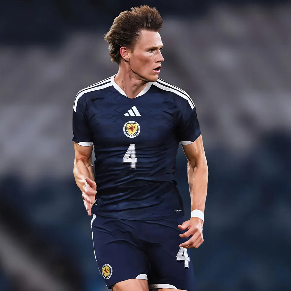 2026/27 Scotland 1:1 Quality Home Fans Soccer Jersey (Have Right Patch 有右臂章 白底黑字） Detail 2
