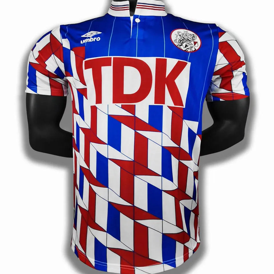 1989/90 AA Away Retro Soccer Jersey Front