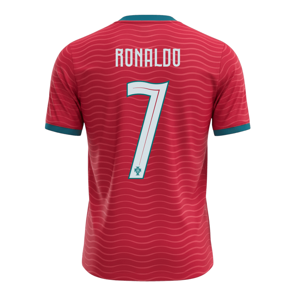 RONALDO#7 Portugal Home Soccer Jersey World Cup 2026 Red Image 3