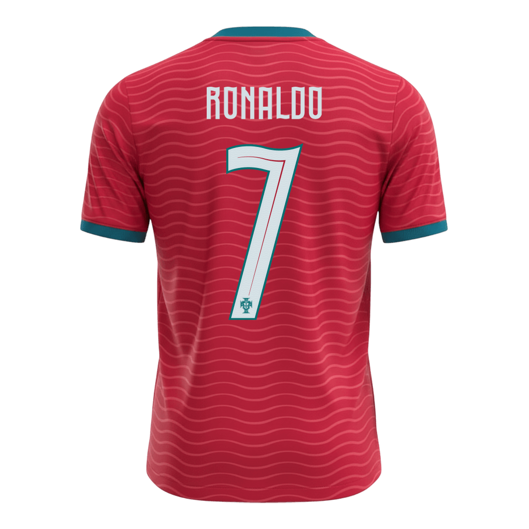 RONALDO#7 Portugal Home Soccer Jersey World Cup 2026 Red Image 3
