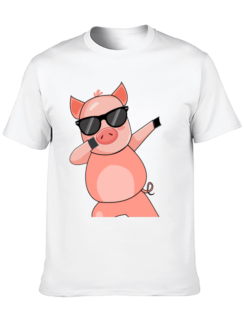 Dabbing Pig T-Shirt - Cool Cartoon Graphic Tee