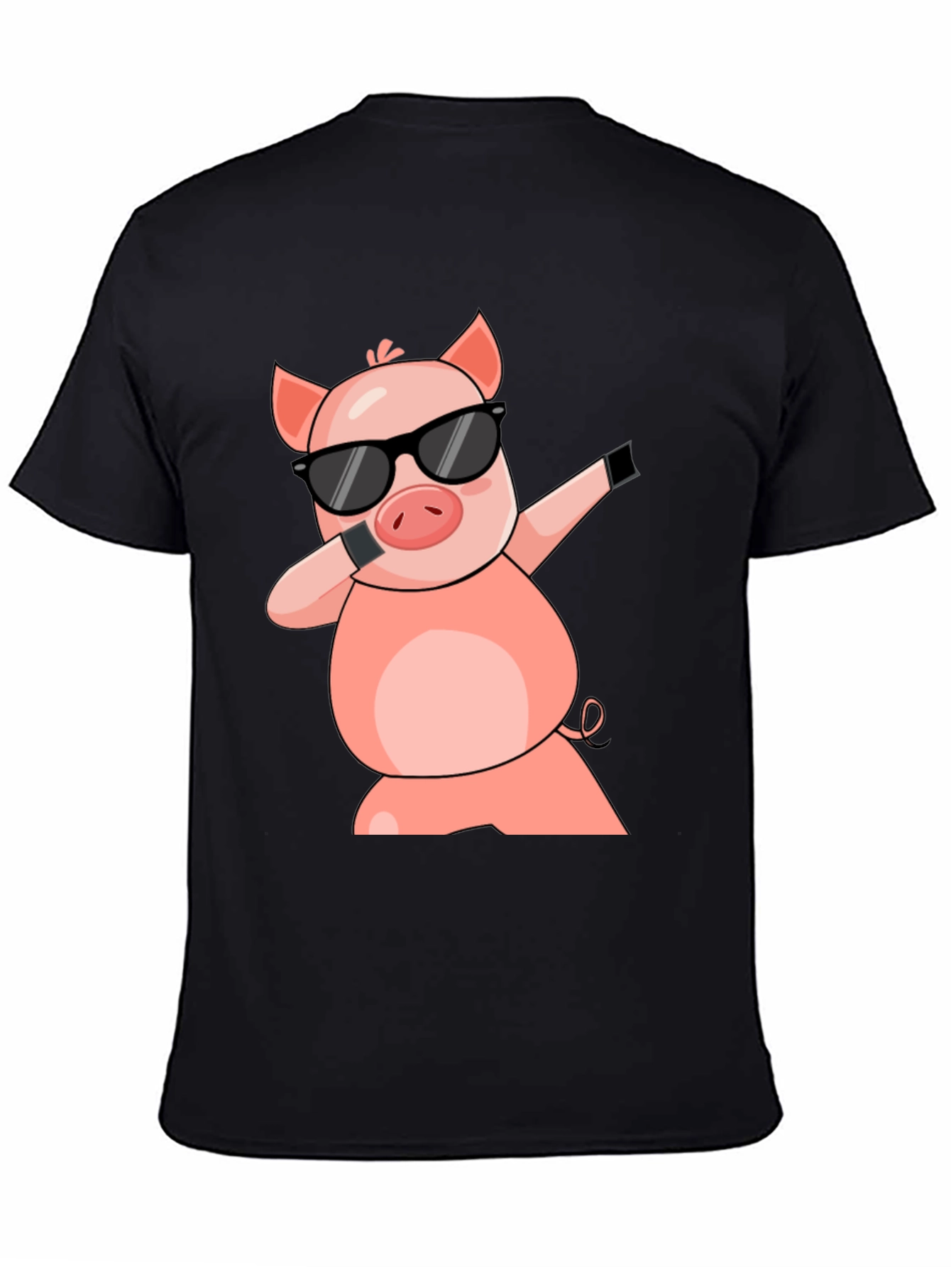 Dabbing Pig T-Shirt - Cool Cartoon Graphic Tee
