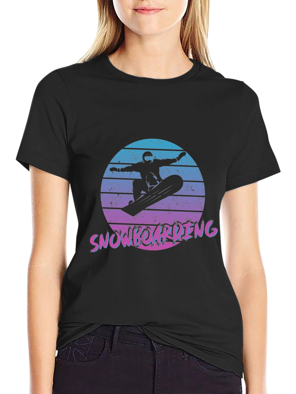 Retro Snowboarding T-Shirt