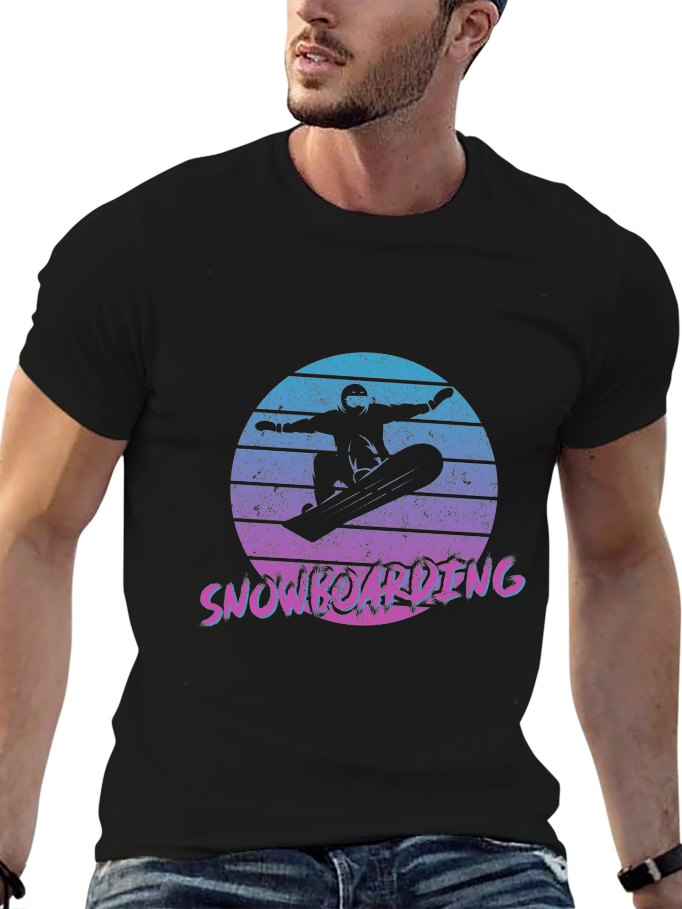 Retro Snowboarding T-Shirt