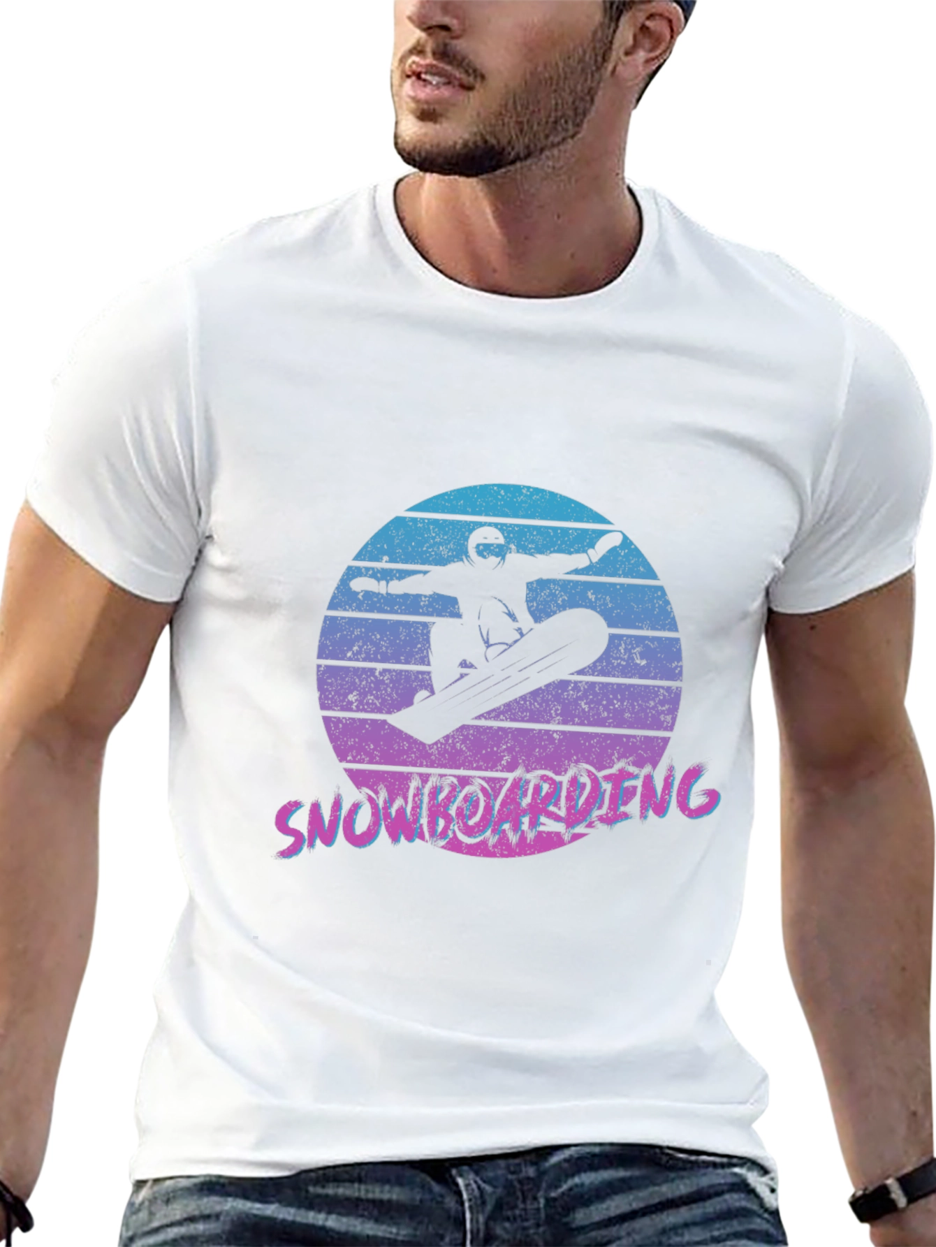 Retro Snowboarding T-Shirt