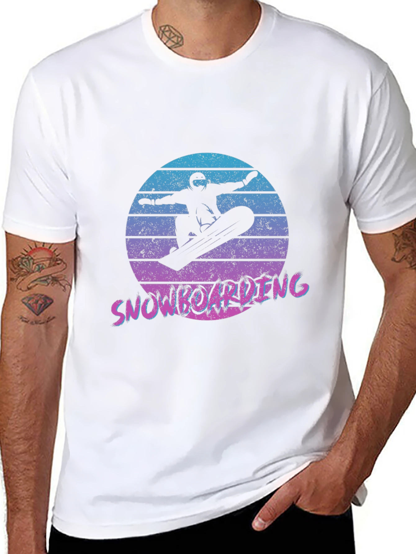 Retro Snowboarding T-Shirt
