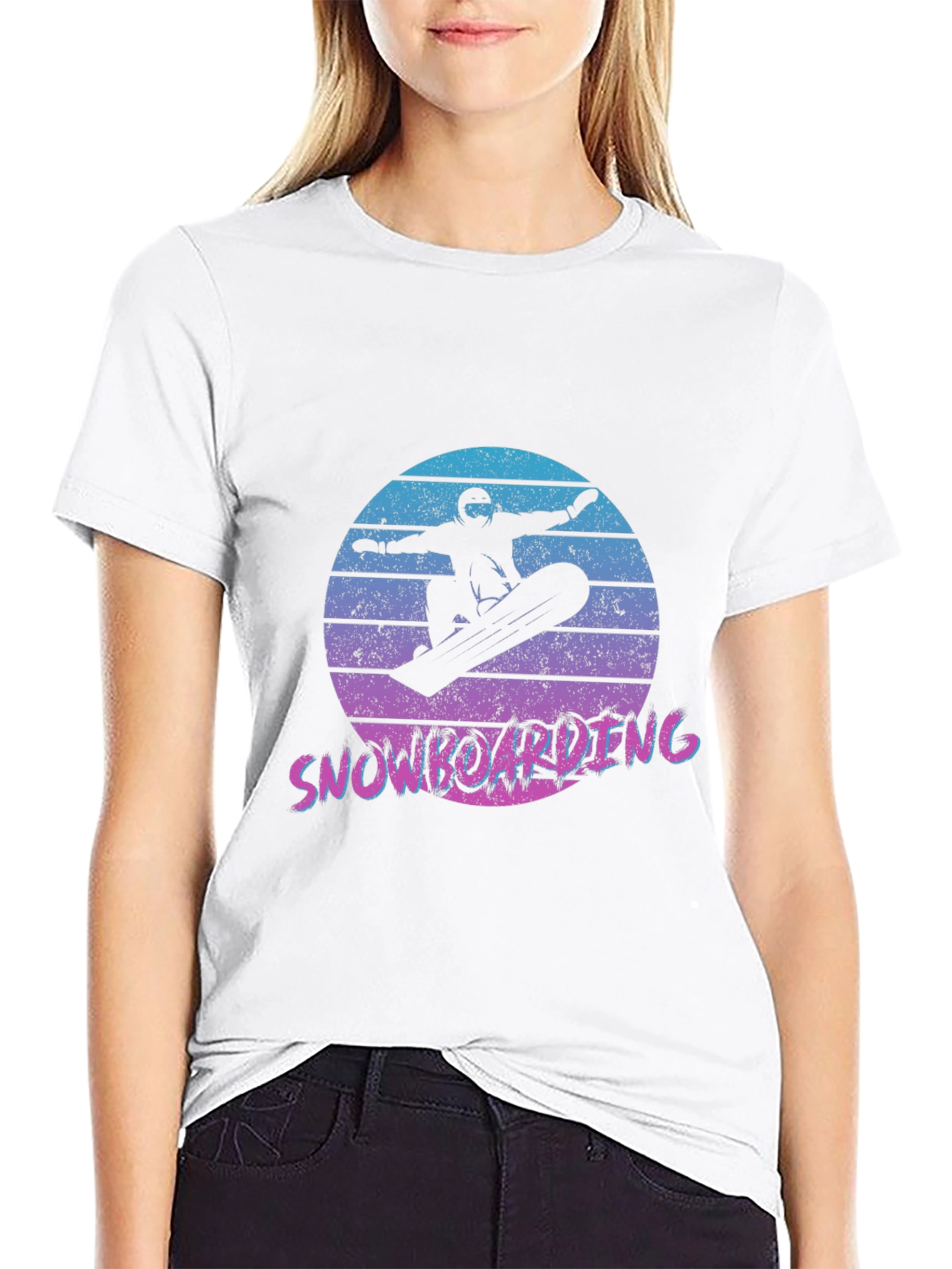 Retro Snowboarding T-Shirt