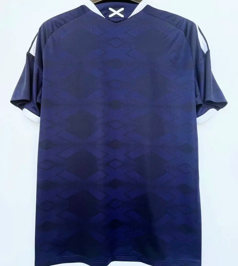 2026/27 Scotland 1:1 Quality Home Fans Soccer Jersey Detail 2