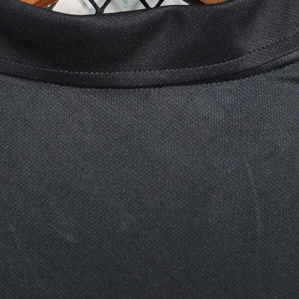 2004 Brazil Special Edition Black Retro Long Sleeve Jersey Detail 3