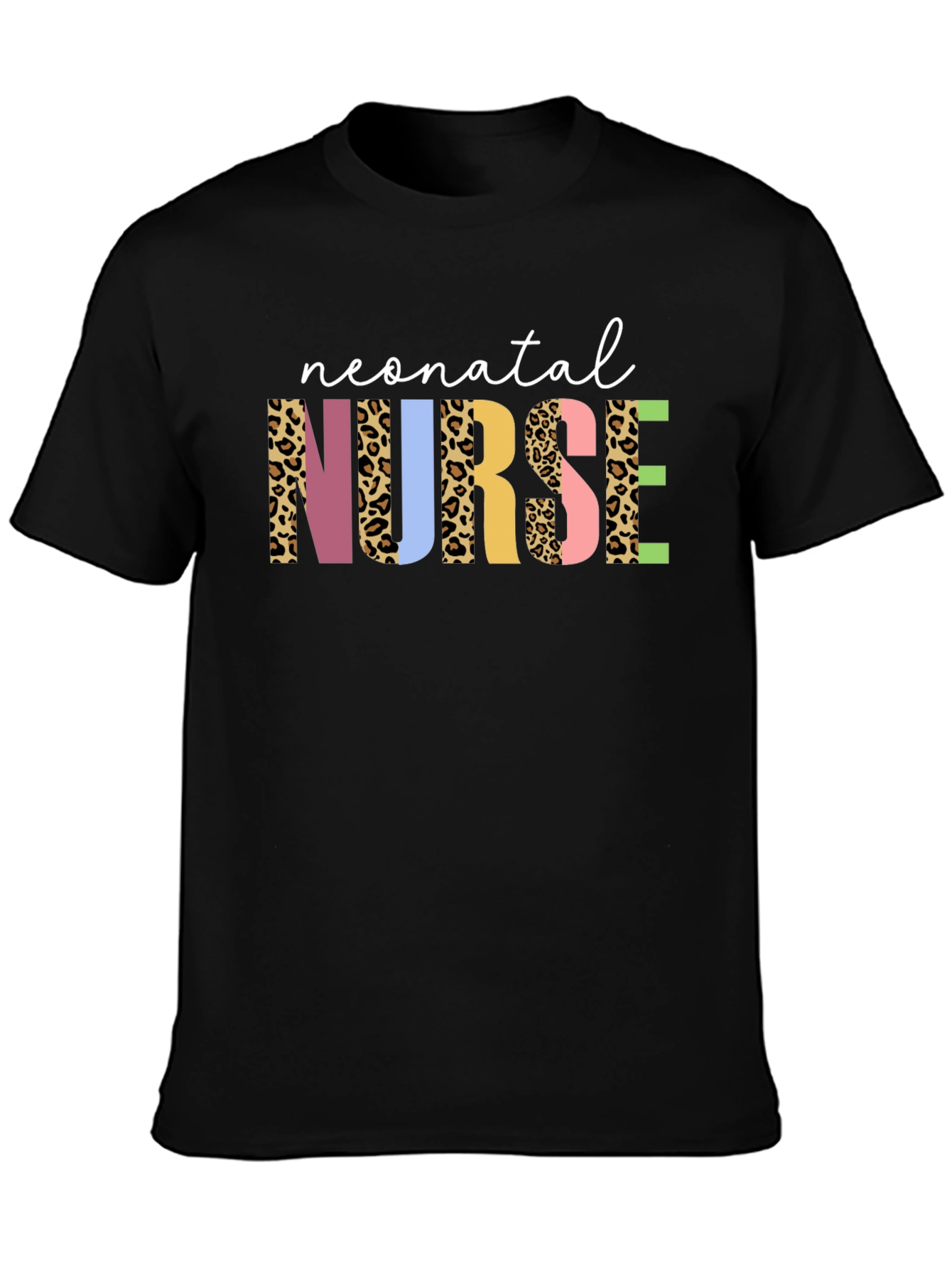 Neonatal Nurse Leopard Print T-Shirt