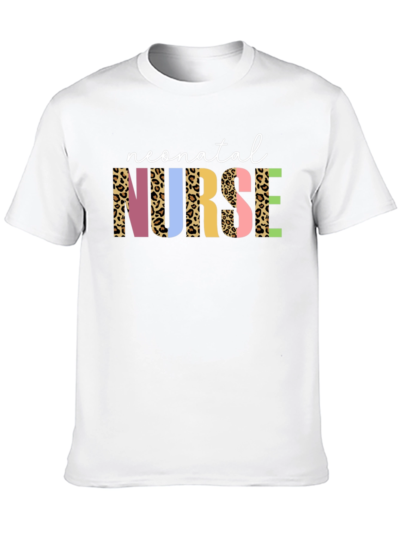 Neonatal Nurse Leopard Print T-Shirt