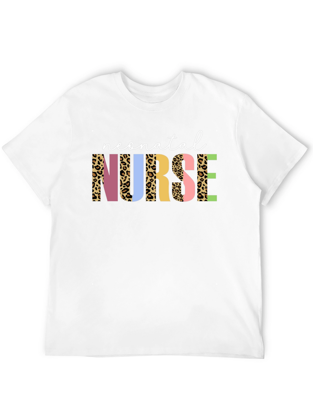 Neonatal Nurse Leopard Print T-Shirt
