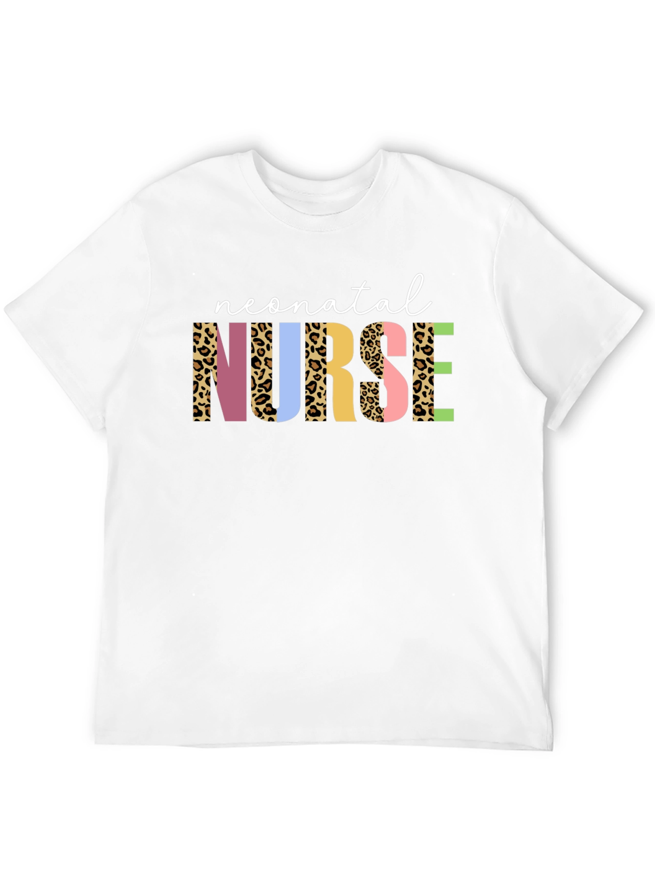 Neonatal Nurse Leopard Print T-Shirt