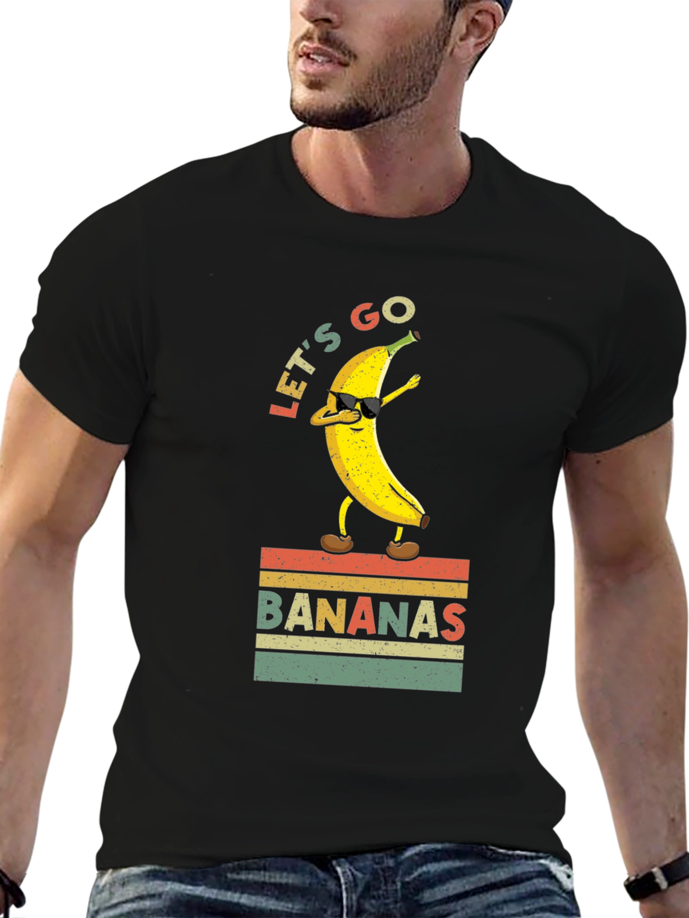 Lets Go Bananas Mens T-Shirt