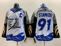 Men's Tampa Bay Lightning Steven Stamkos #91 White Player Game Jerseys